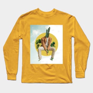 Simple world cactus Long Sleeve T-Shirt